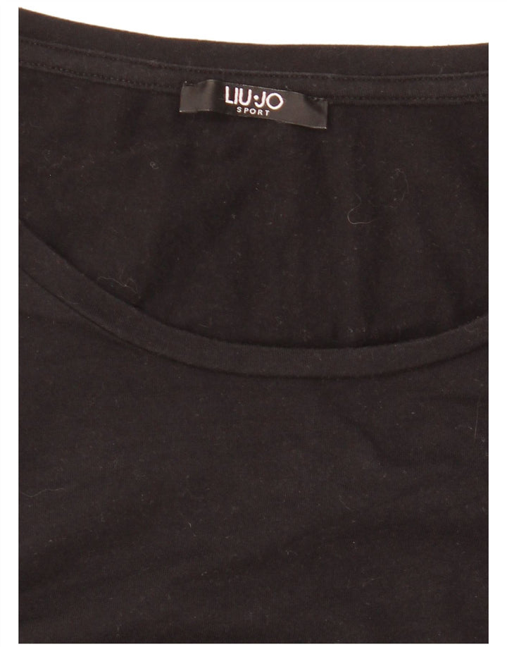 Liu Jo Haut à manches longues pour femme UK 42 Medium Noir