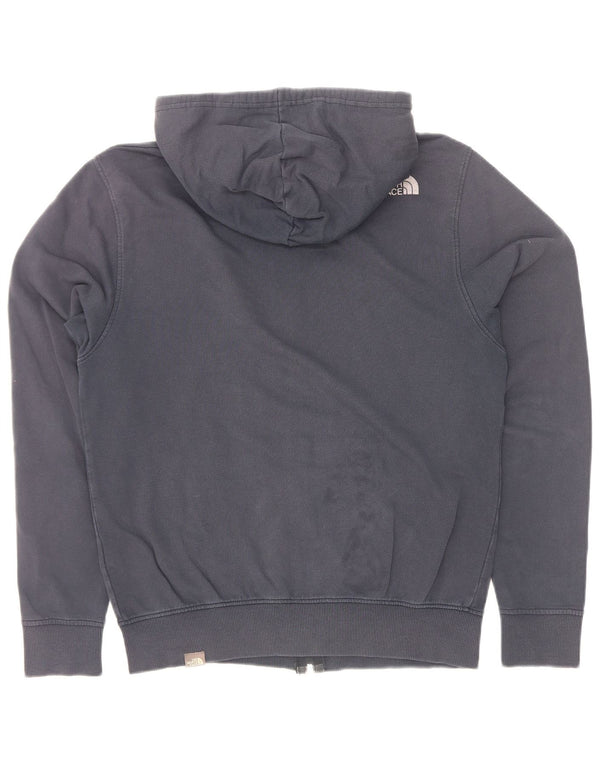 The North Face Pull à capuche zippé pour homme Petit coton bleu marine