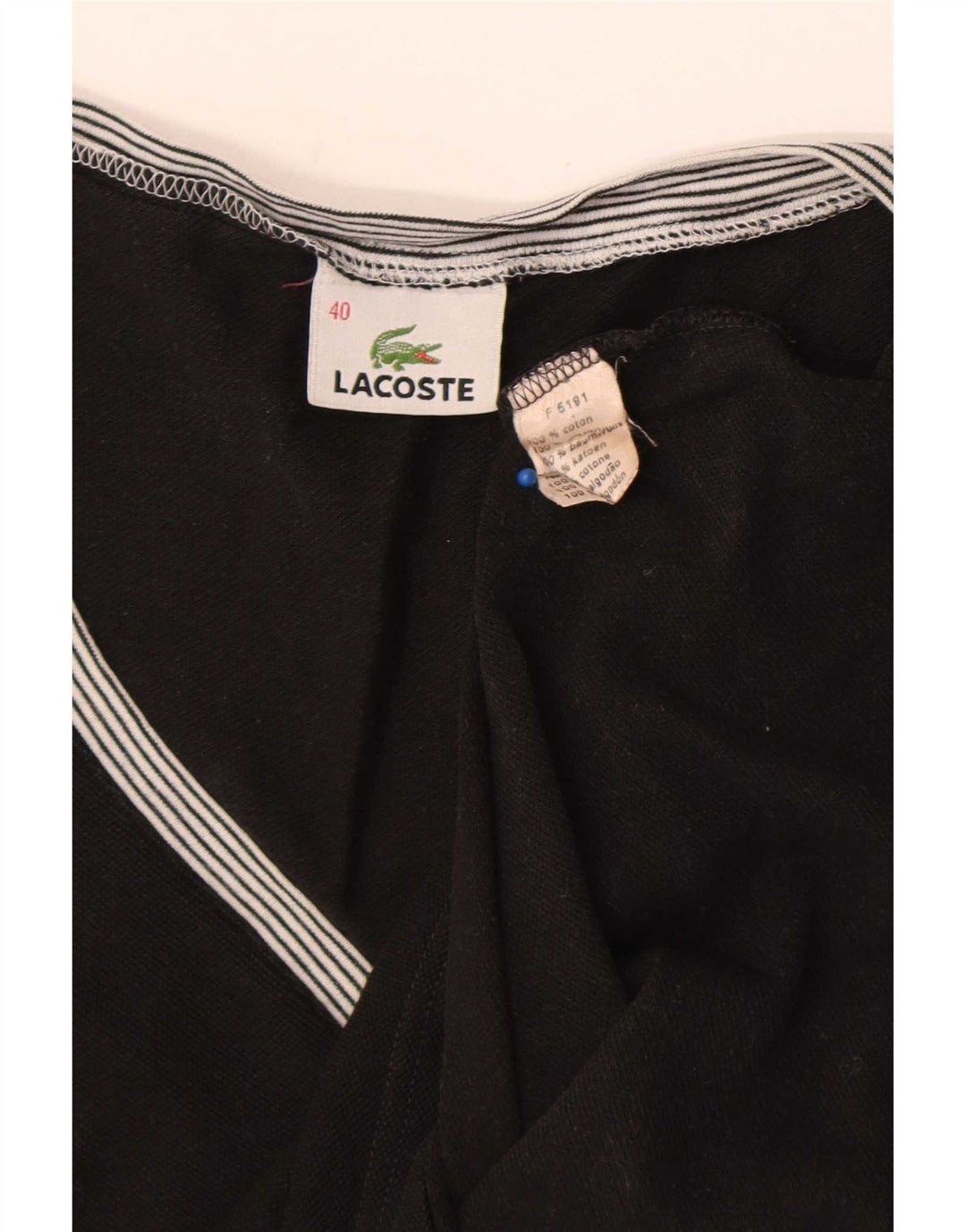 Lacoste Femme Débardeur Taille 40 Moyen Noir