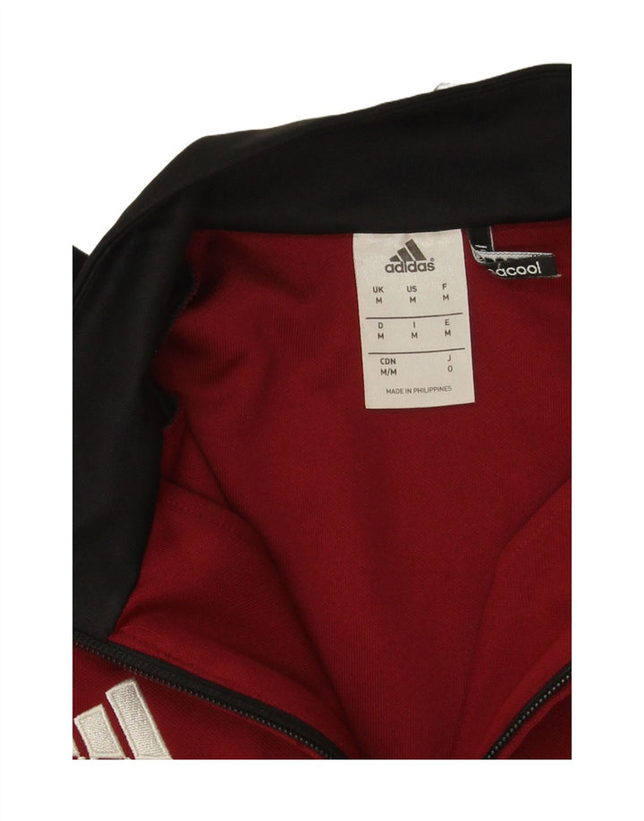 Adidas Haut à manches longues Climacool Graphic pour homme Rouge moyen Colourblock