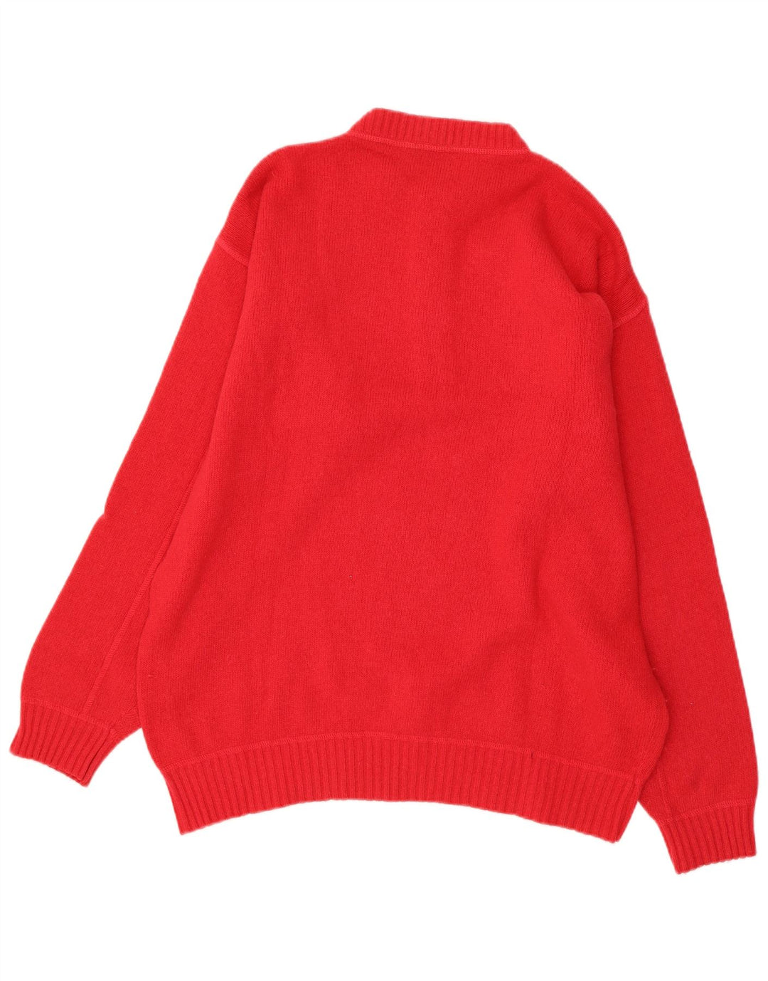 AMERICANINO Pull graphique à col rond pour homme, grand rouge