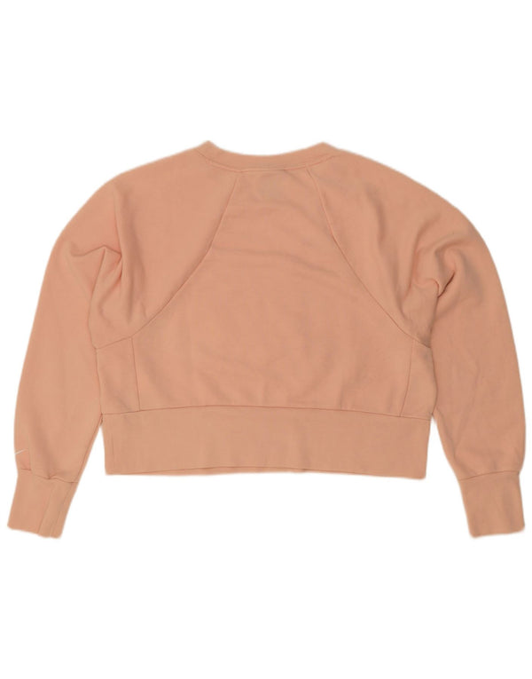 Nike Femme Dri Fit Graphic Sweat-shirt surdimensionné UK 6 XS Rose