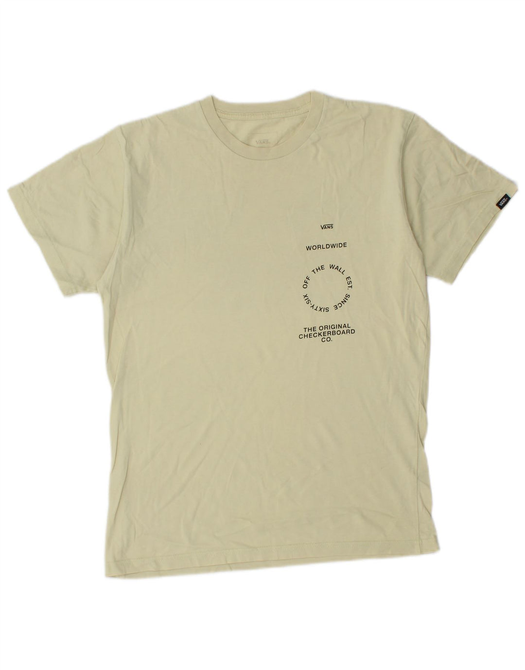Vans T-shirt graphique coupe classique pour hommes, petit jaune