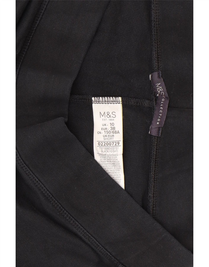 Marks & Spencer Pantalon de survêtement pour femme UK 10 Small Noir Coton