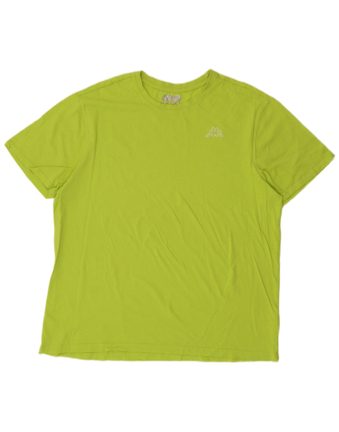 Kappa T-Shirt Homme Top 2XL Vert Coton