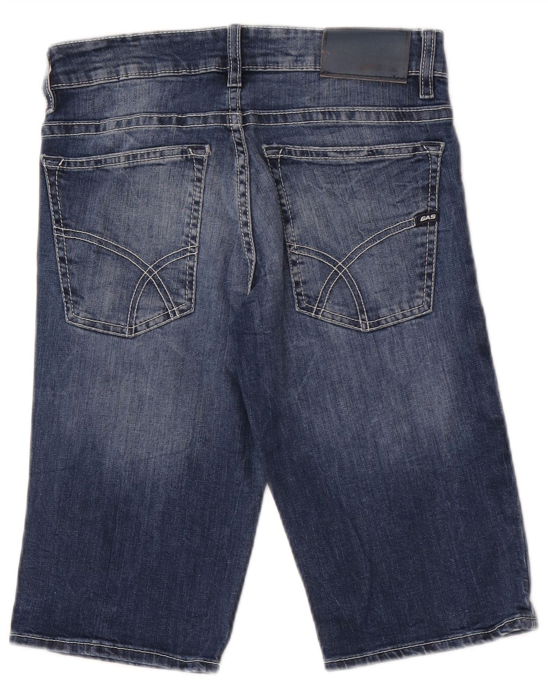 Gas Bermuda En Jean Homme W30 Bleu Moyen