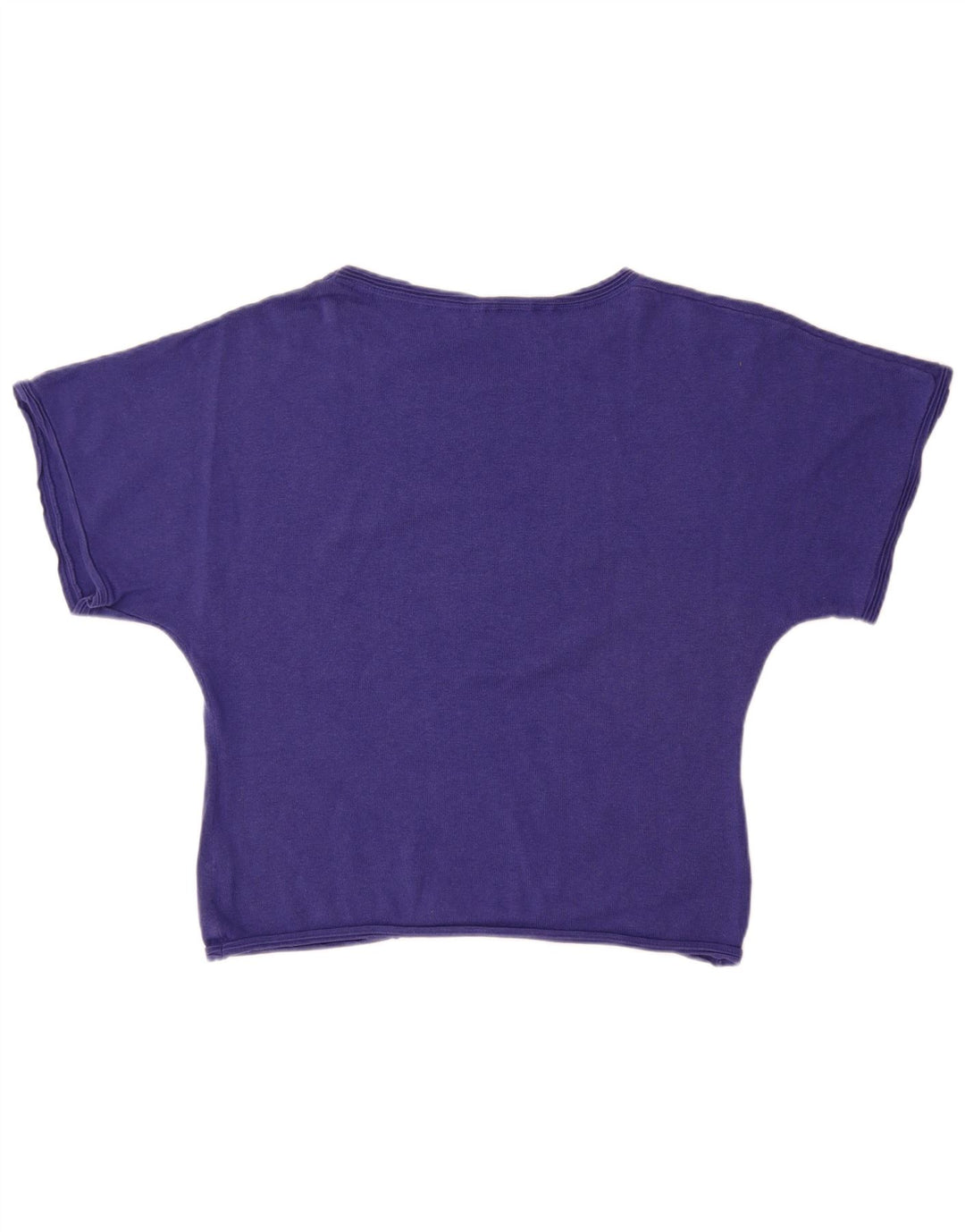 FAT FACE Pull à manches courtes et col bateau pour femme UK 16 Large Violet