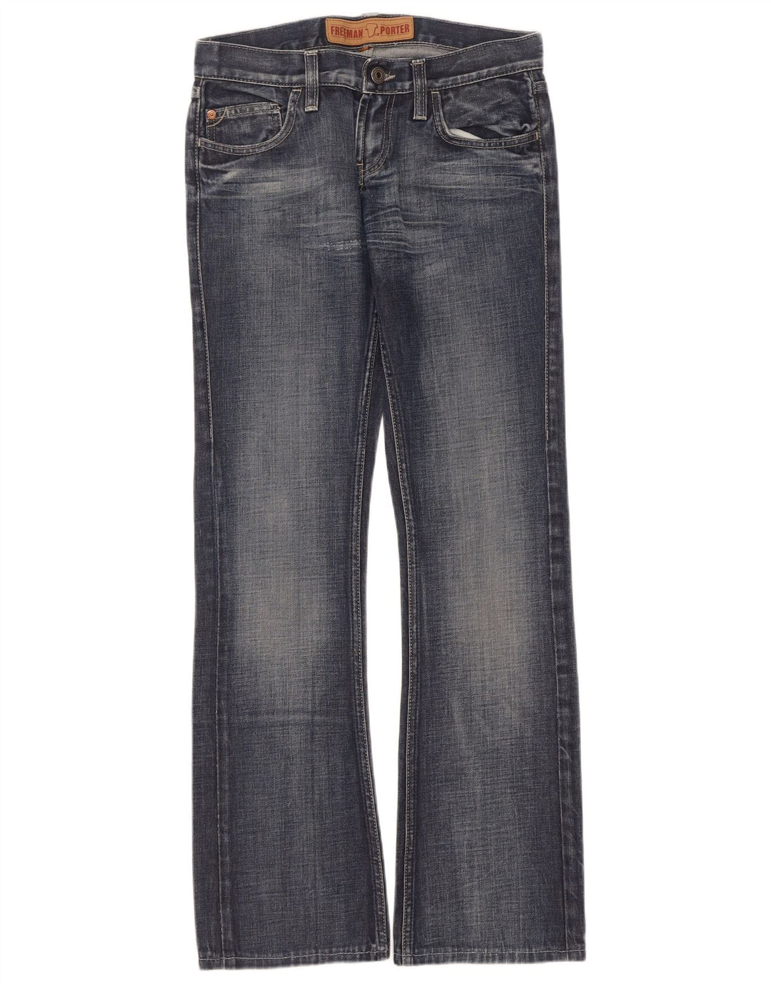 Freeman T. Porter Jean Bootcut Femme W26 L31 Bleu Coton