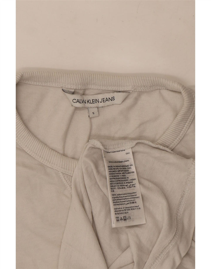 Calvin Klein Jeans T-Shirt Homme Petit Blanc Coton