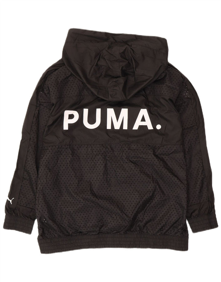 PUMA Veste de Survêtement à Capuche Graphique Homme Noir Moyen Polyester