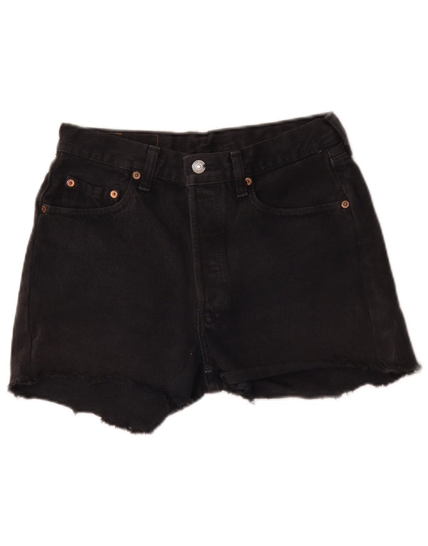 Levi's Pantalon chaud en denim taille haute W30 Femme Large Noir Coton
