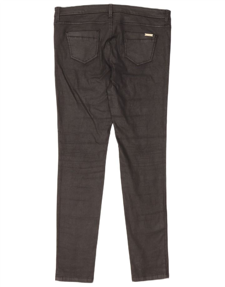 Massimo Dutti Pantalon skinny pour femme EU 42 Large W32 L30 Noir