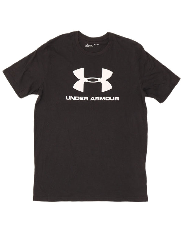 Under Armour T-Shirt Graphique Homme Noir Moyen Coton
