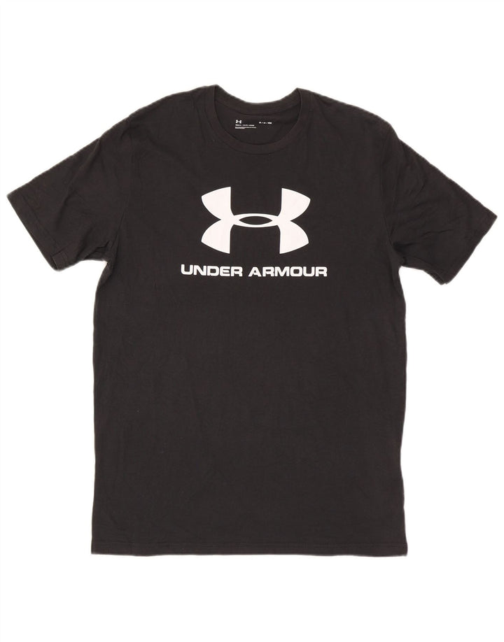 Under Armour T-Shirt Graphique Homme Noir Moyen Coton