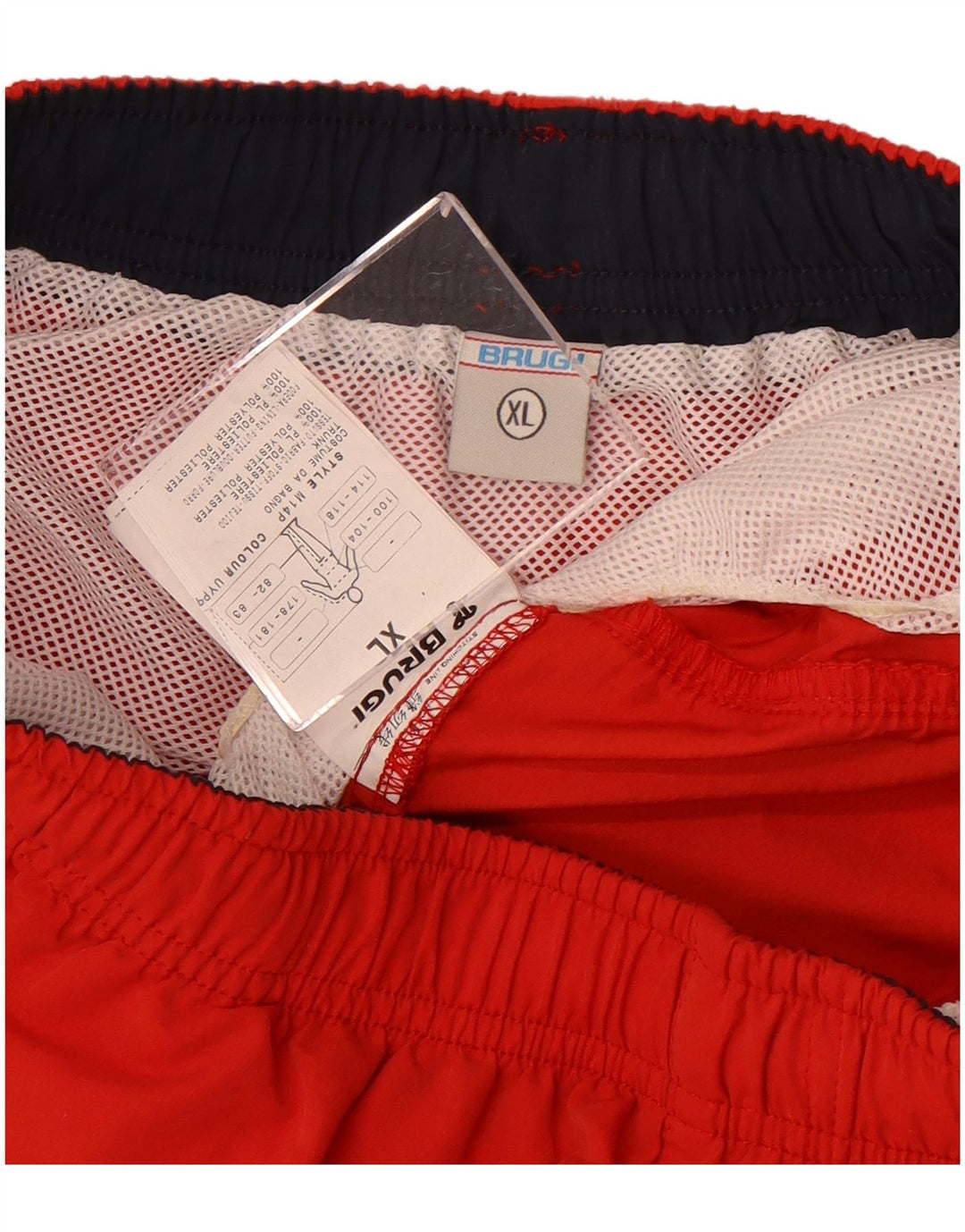Brugi Short de Bain Homme XL Rouge Polyester