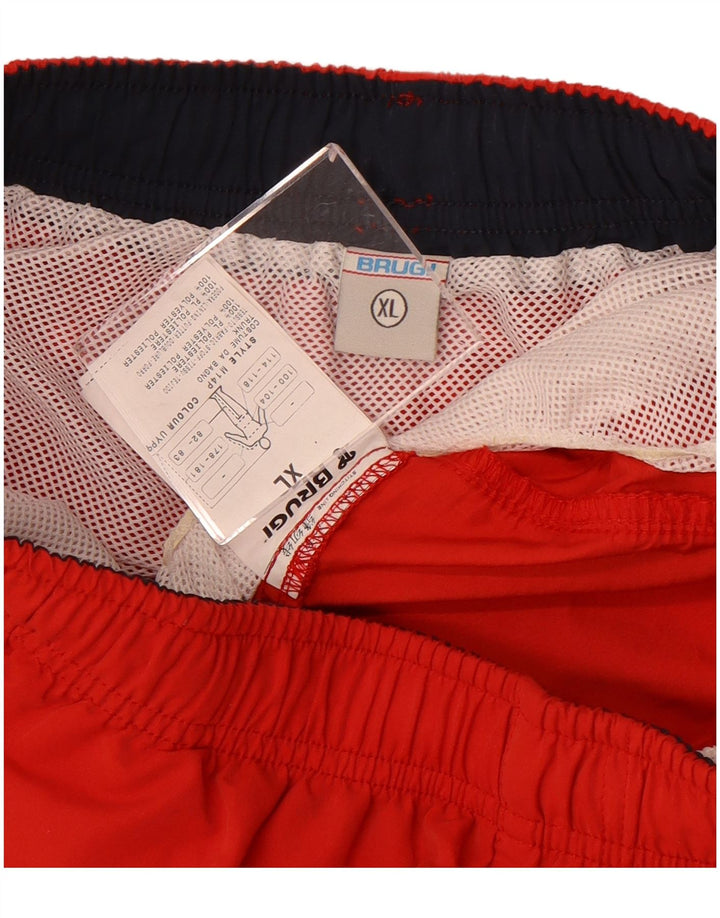 Brugi Short de Bain Homme XL Rouge Polyester