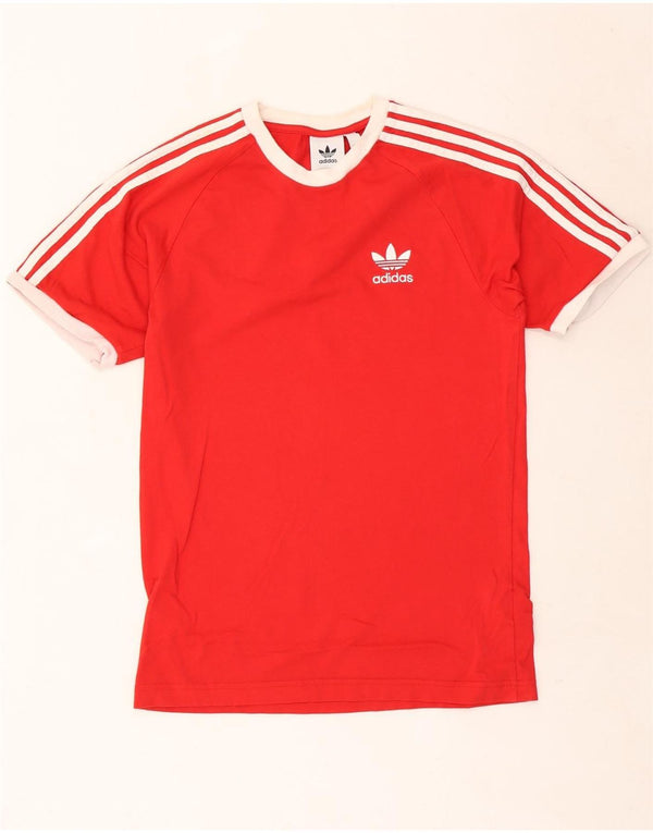 Adidas T-Shirt Homme Haut Petit Rouge Coton