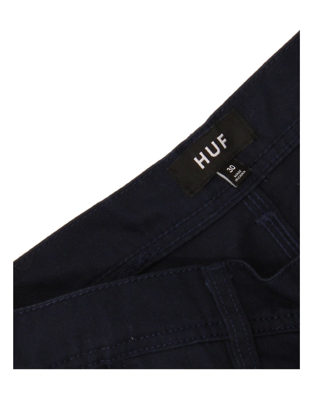 HUF Mens Cropped Jeans W30 L25 Navy Blue Cotton Vintage HUF and Second-Hand HUF from Messina Hembry 