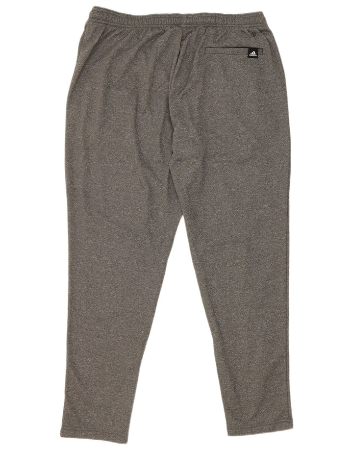 Adidas Pantalon de Survêtement Homme XL Gris Moucheté Polyester