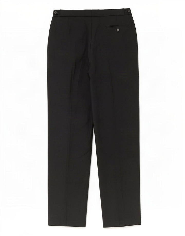 Marks & Spencer Pantalon de costume droit pour homme W34 L35 Noir Polyester
