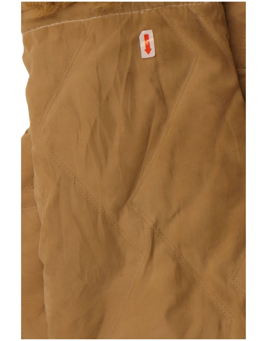 Parisport Veste matelassée coupe ample IT 44 Beige Moyen Polyamide Femme