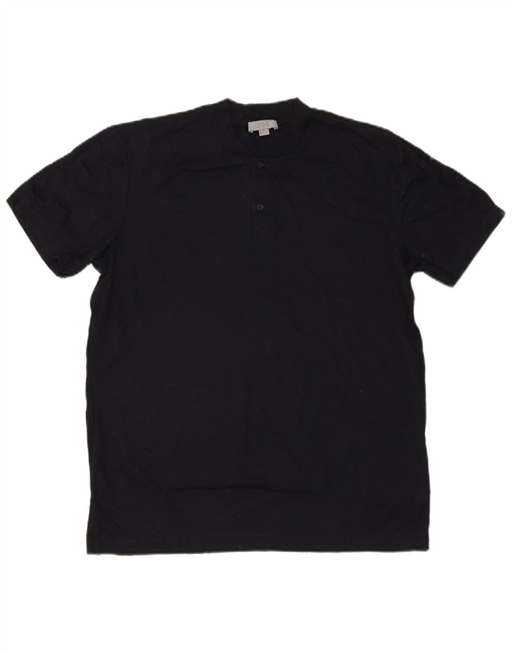 Cos T-Shirt Homme Top Bleu Marine Moyen Coton