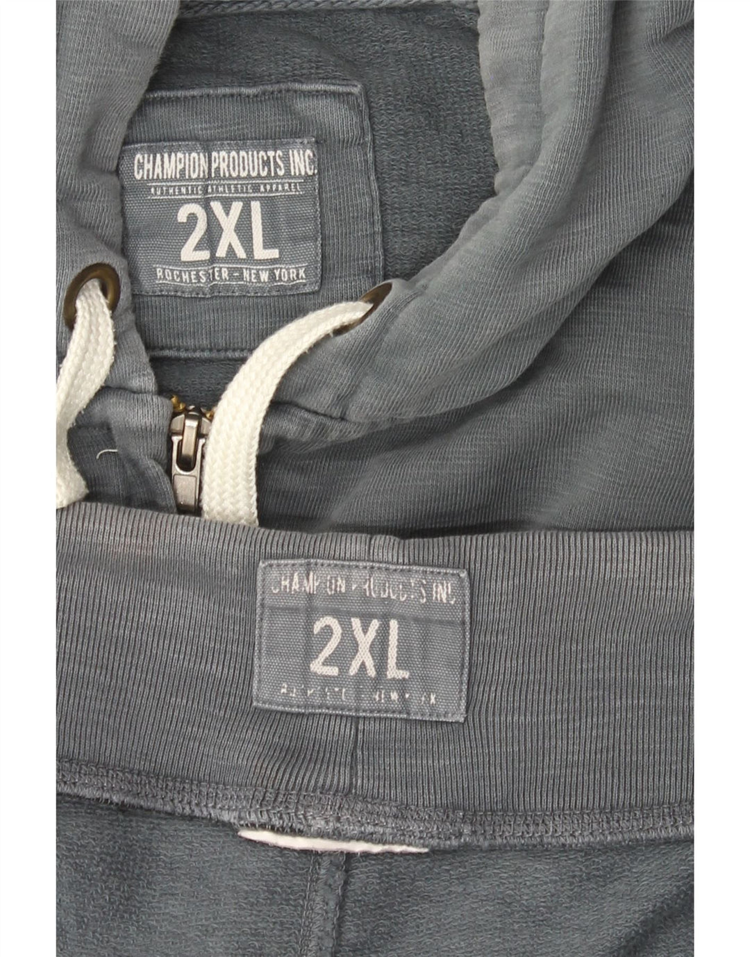 Champion Survêtement complet à capuche pour homme 2XL Gris