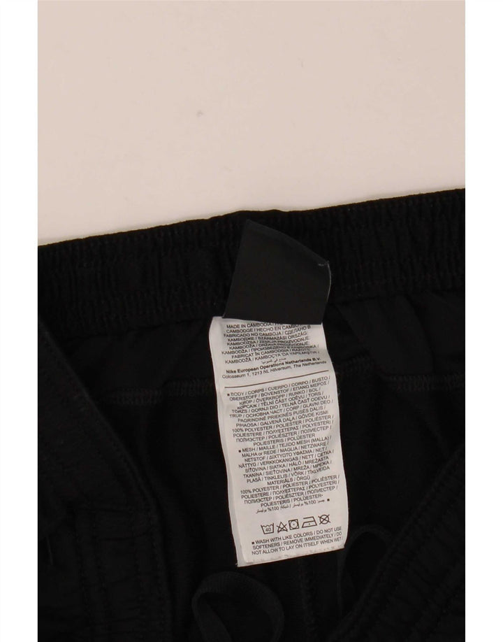 Nike Pantalon de survêtement Dri Fit pour homme en polyester color block noir moyen