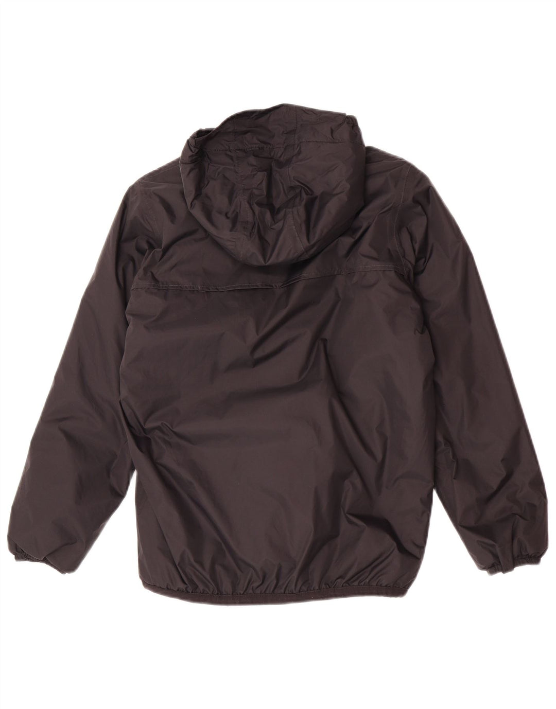 K-Way Veste Coupe-Vent à Capuche Garçon 13-14 Ans Noir Polyamide