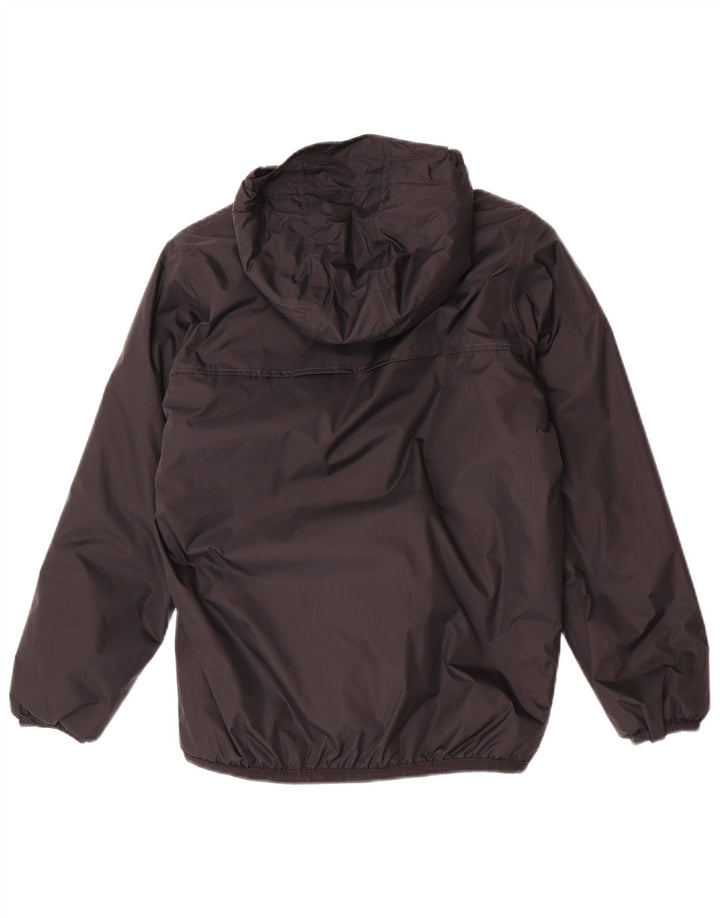 K-Way Veste Coupe-Vent à Capuche Garçon 13-14 Ans Noir Polyamide