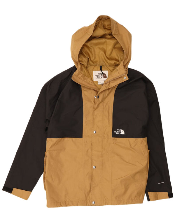 The North Face Veste coupe-vent à capuche pour homme UK 40 Large Beige Colourblock