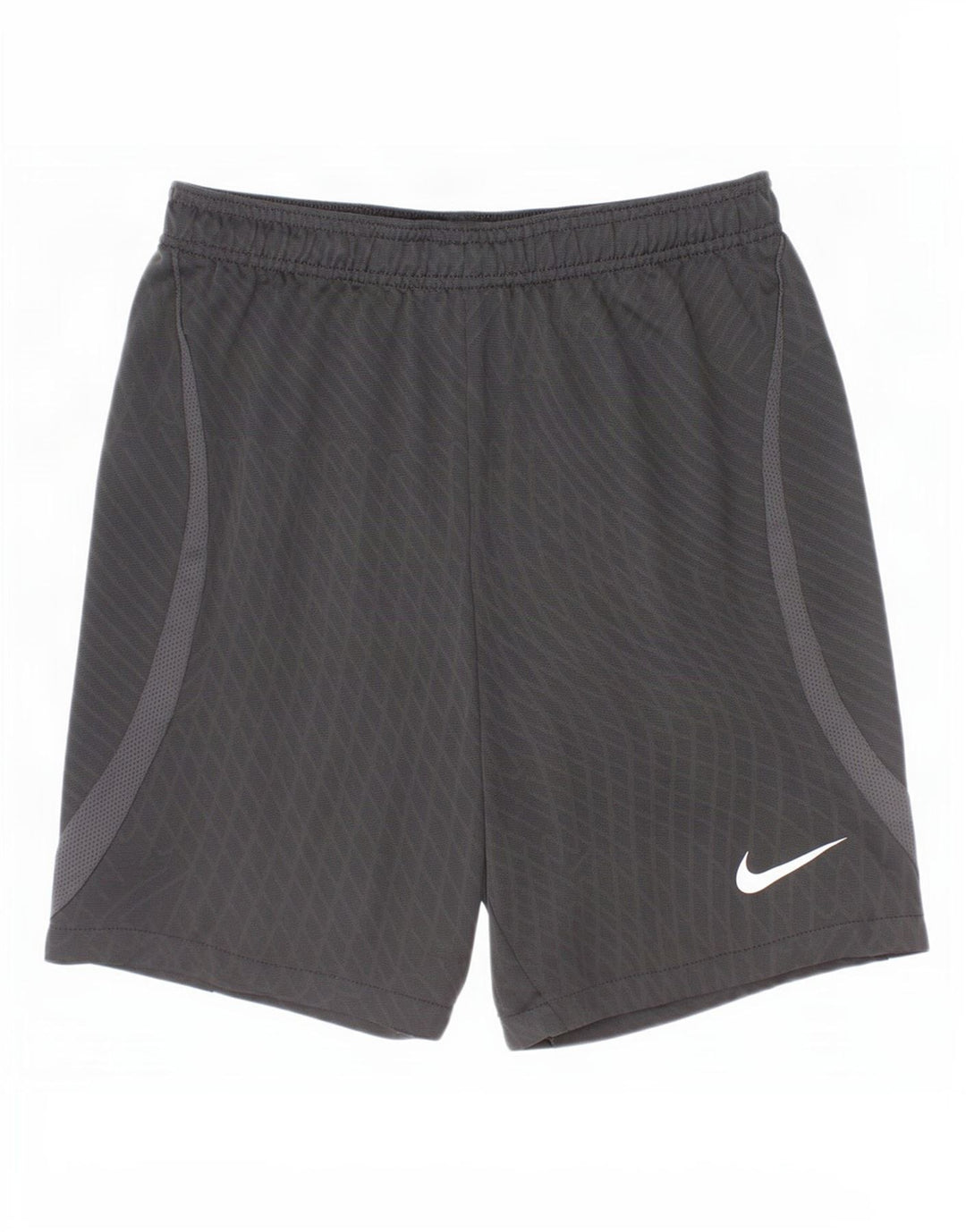 Nike Short de sport Dri Fit pour garçon 12-13 ans en polyester à carreaux noirs 12-13 ans