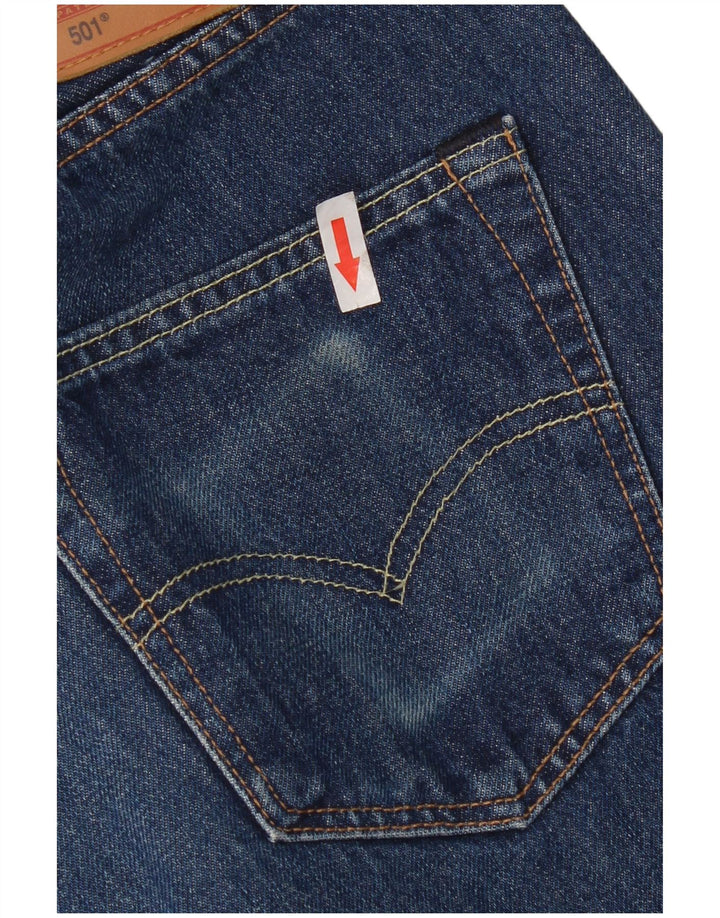 Levi's Jean Droit 501 Homme Bleu Marine W30 L28 Coton