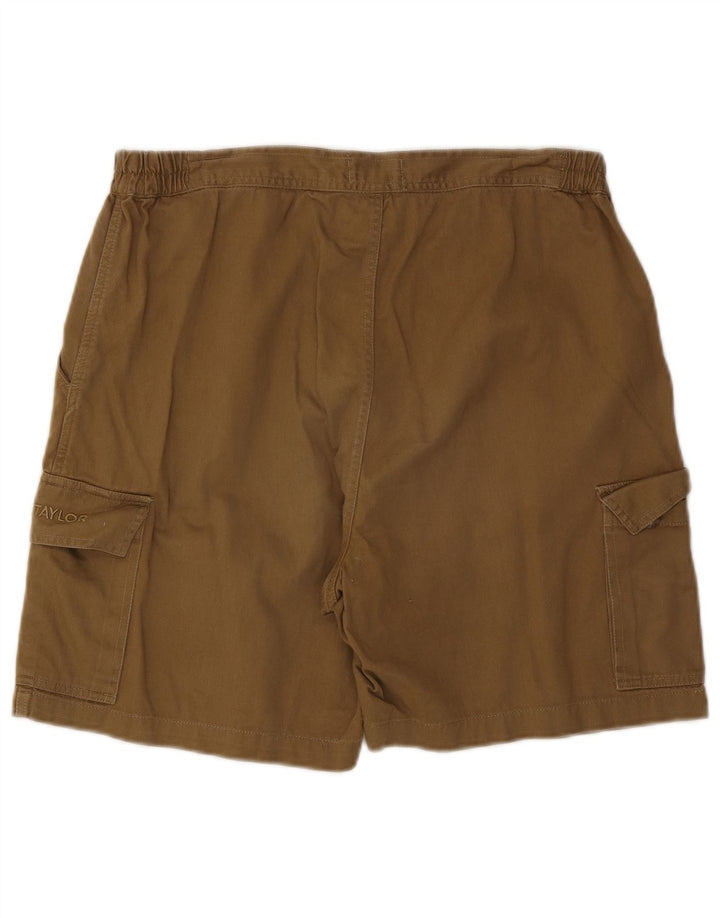 Nick Taylor Short cargo pour homme Medium W32 Marron Coton