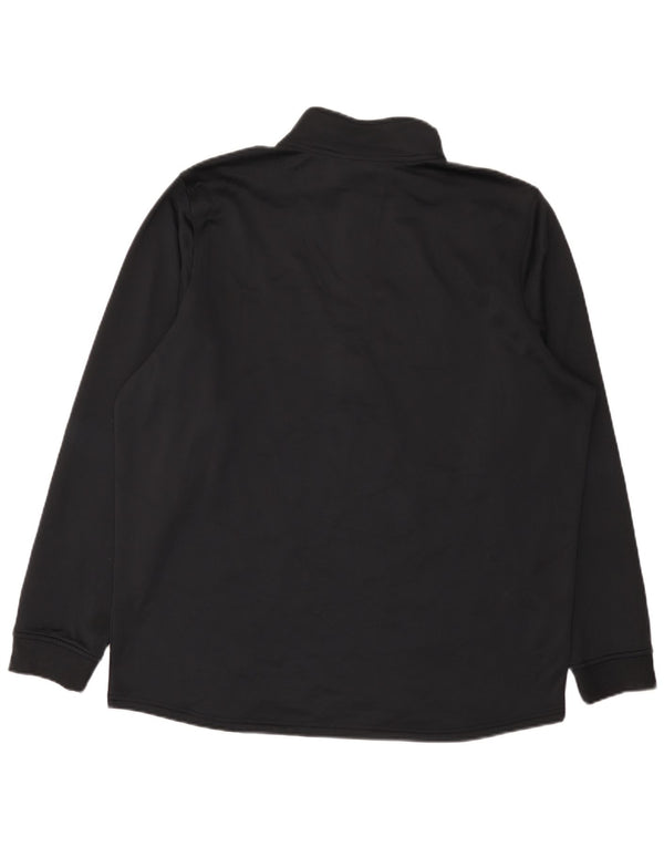 Under Armour Haut Zip Neck Regular Fit Manches Longues Homme Noir Sports
