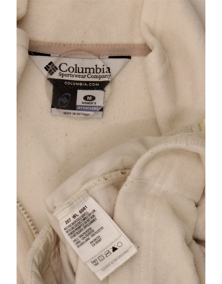Columbia Veste Polaire Liner Femme UK 14 Medium Blanc Polyester