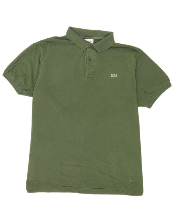 Lacoste Polo coupe classique pour homme Taille 7 2XL Coton vert