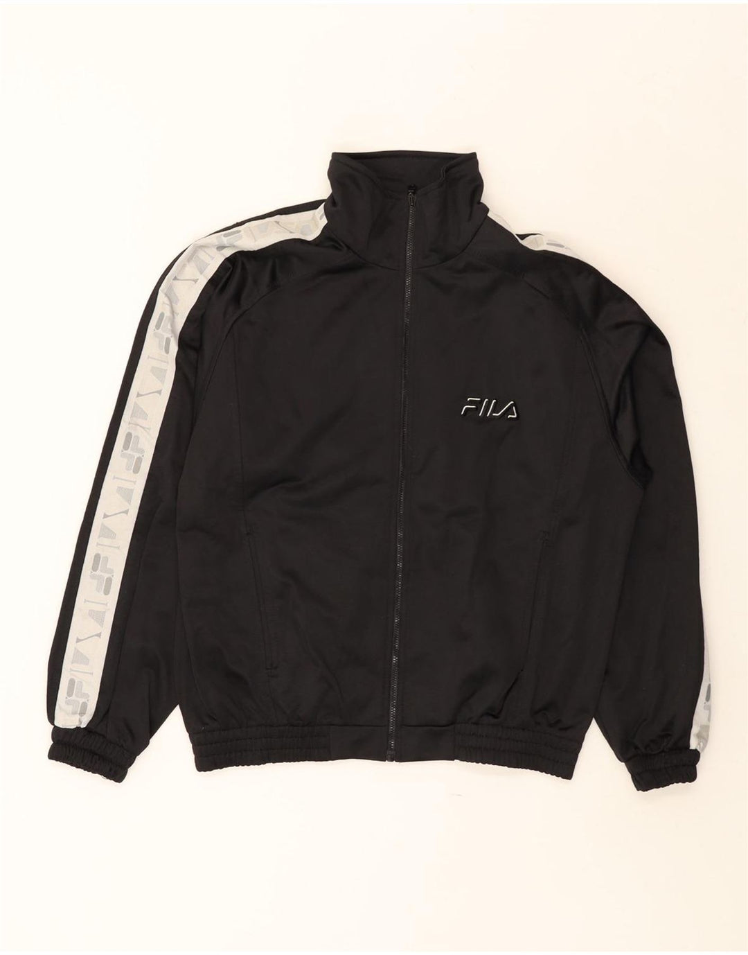 Fila Veste de survêtement graphique pour femme IT 42 Noir moyen Colourblock