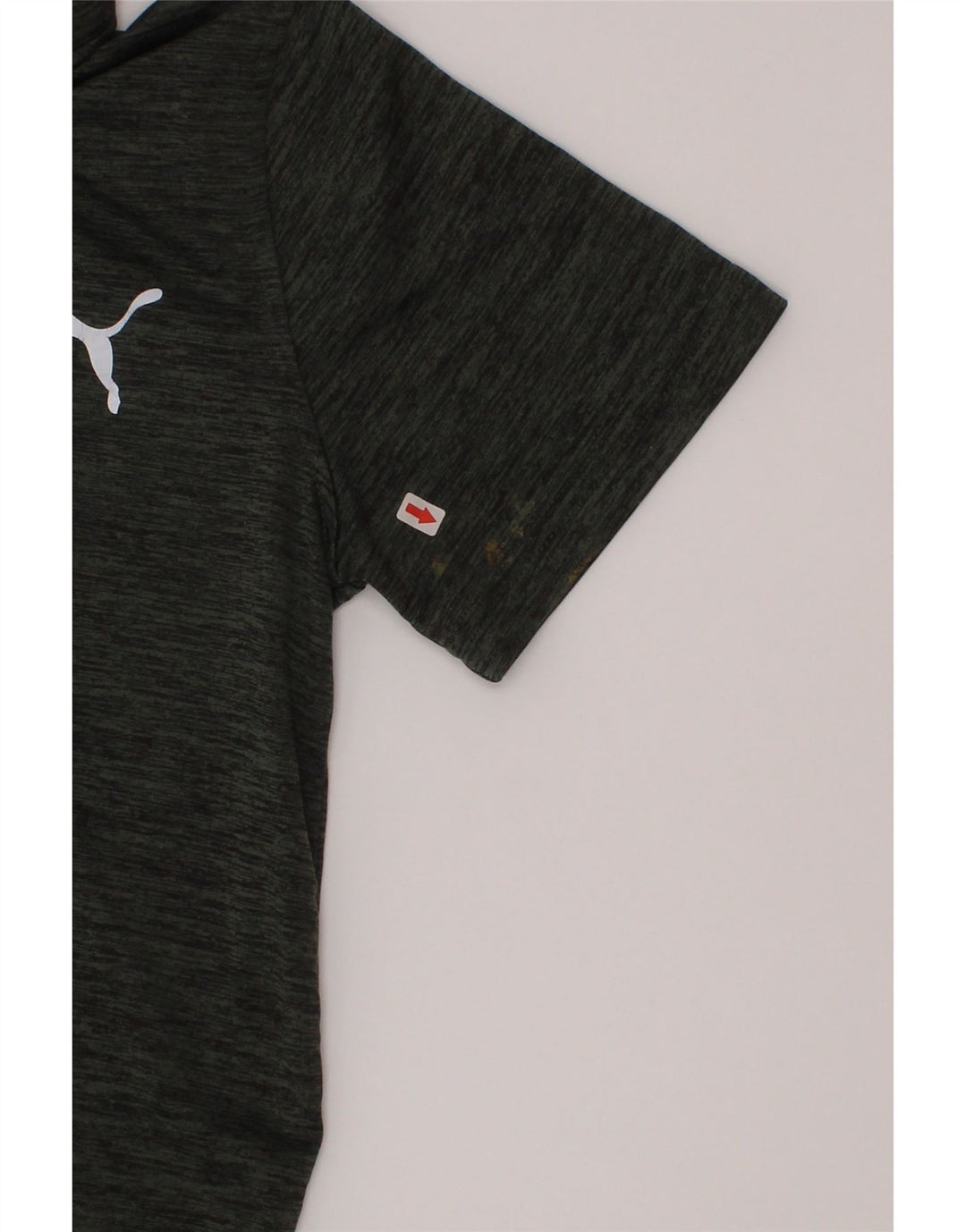 Puma Polo Garçon 7-8 Ans Petit Vert Moucheté Polyester