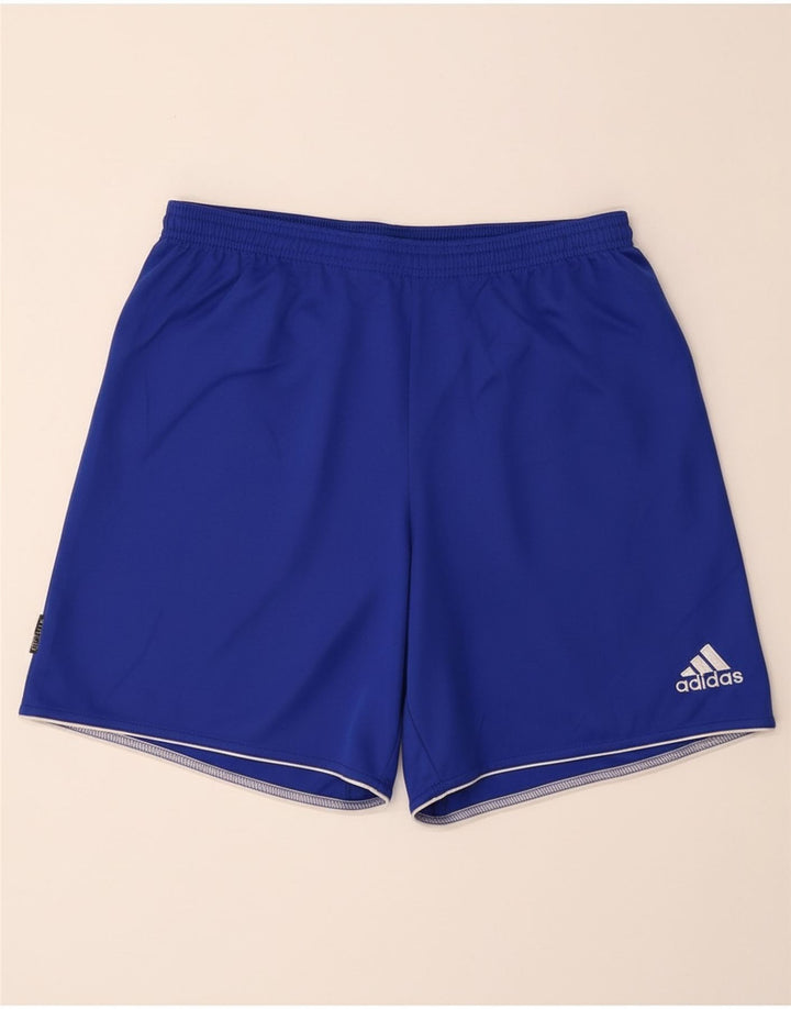 ADIDAS Mens Climalite Sport Shorts Large  Blue Polyester Vintage Adidas and Second-Hand Adidas from Messina Hembry 