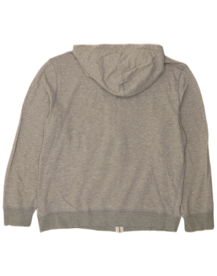 CONVERSE Pull à capuche zippé pour homme 2XL Gris Coton