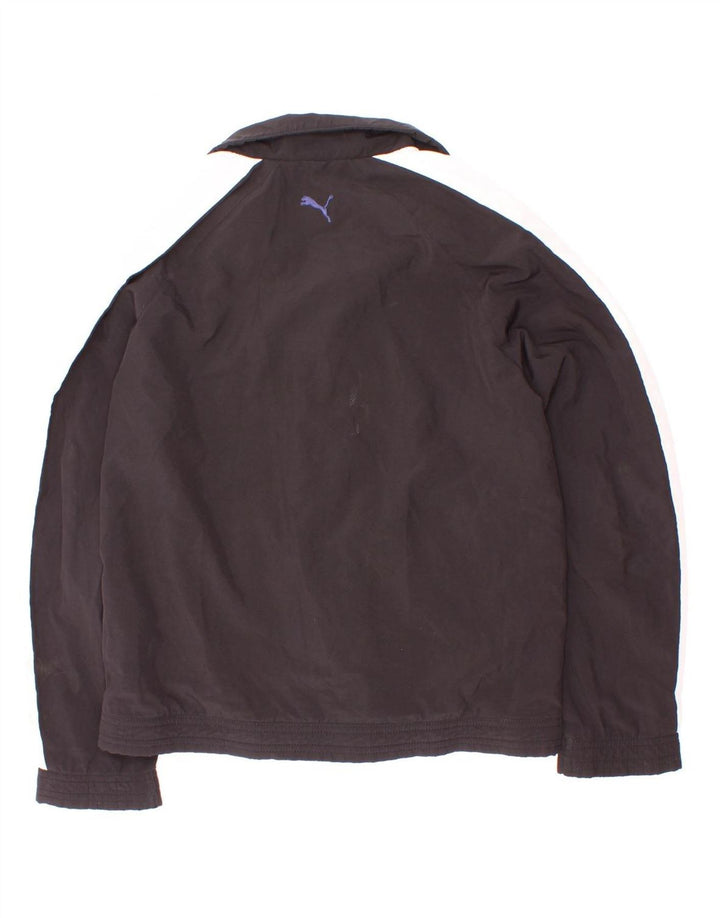 Puma Veste de Survêtement Graphique Garçon 9-10 Ans Noir Colorblock