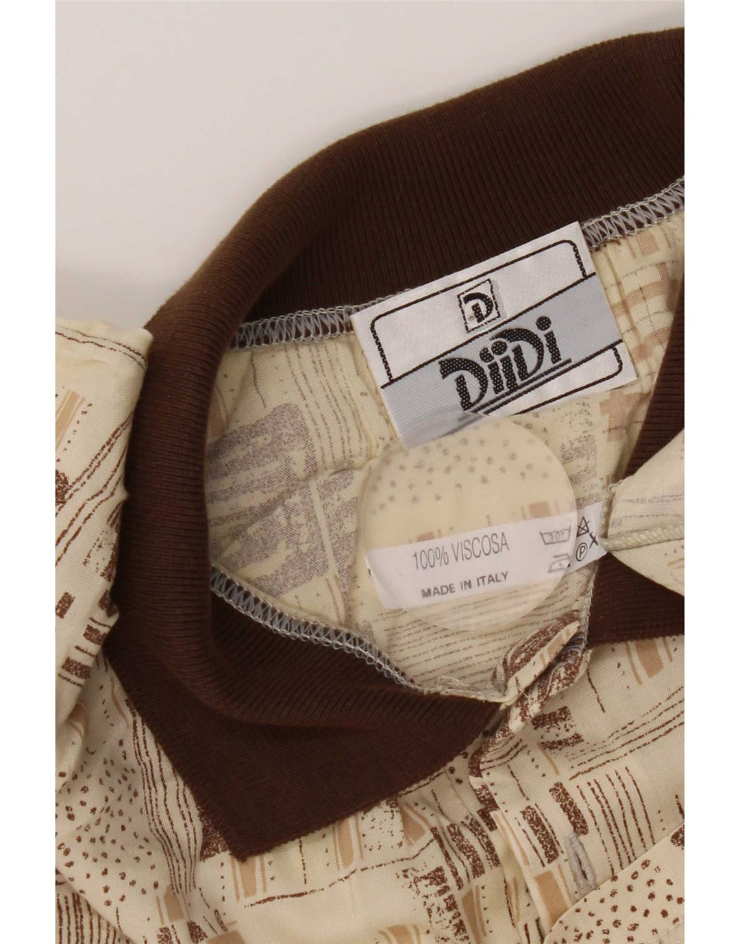 Polo Homme Vintage XL Beige Viscose