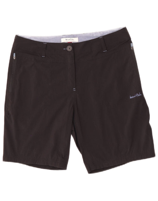 Weird Fish Short de randonnée pour femme UK 10 Small W30 Noir