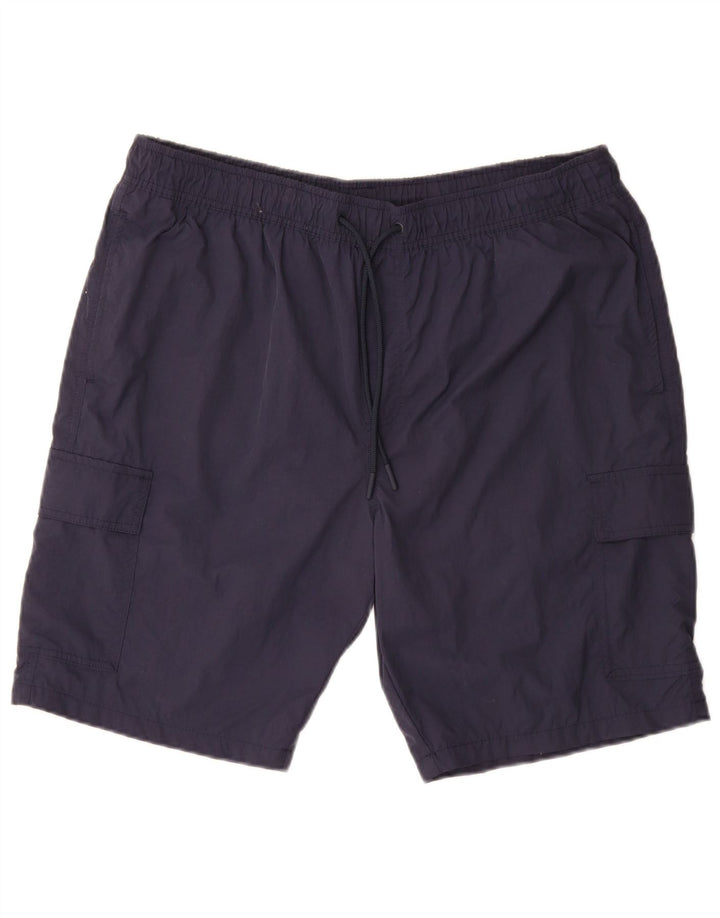 MARKS & SPENCER Short de Bain Homme XL Bleu Marine Polyamide