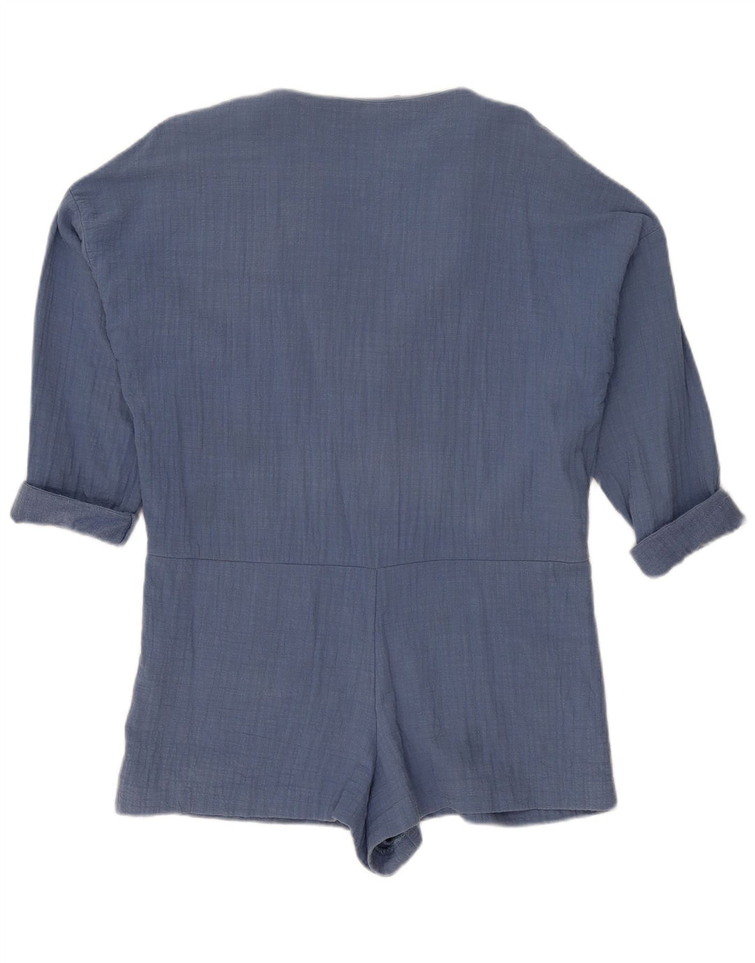 Zara Combishort surdimensionné pour femme UK 10 Petit Bleu