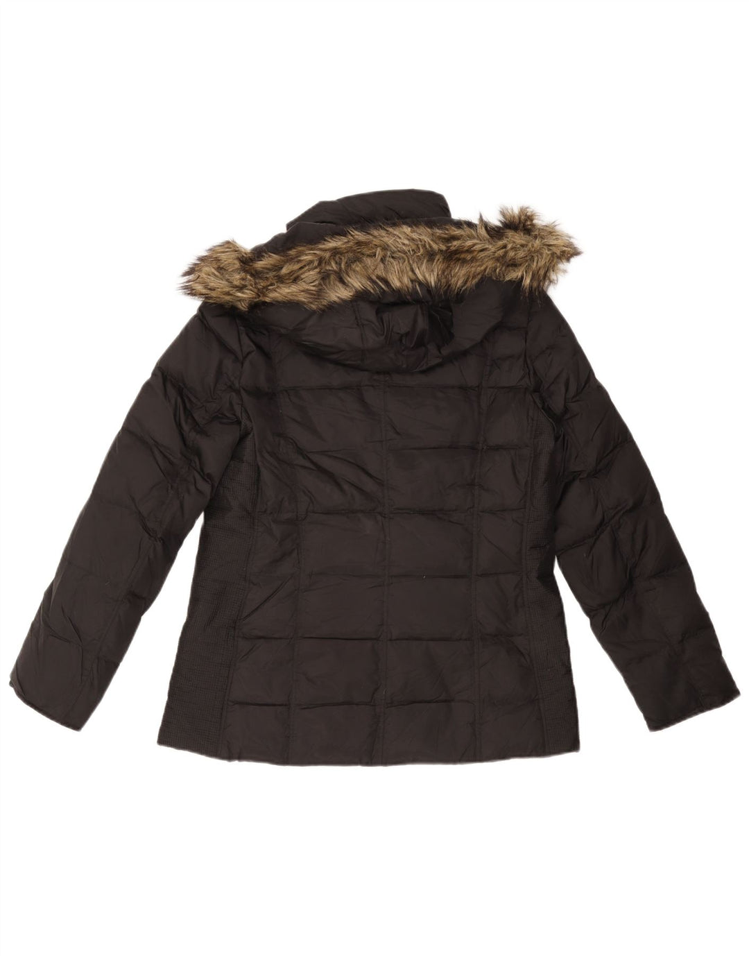 LONDON FOG Veste matelassée à capuche pour femme UK 10 Petit Noir Polyester