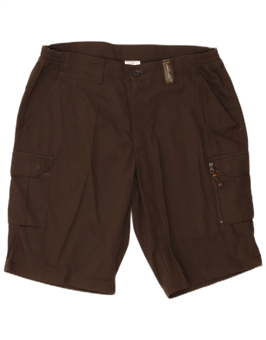Decathlon Short Cargo Homme XL W38 Marron Polyester