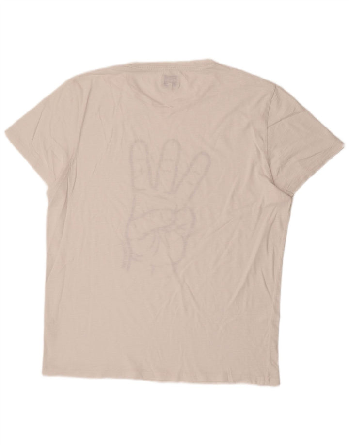 WRANGLER T-Shirt Graphique Homme XL Blanc