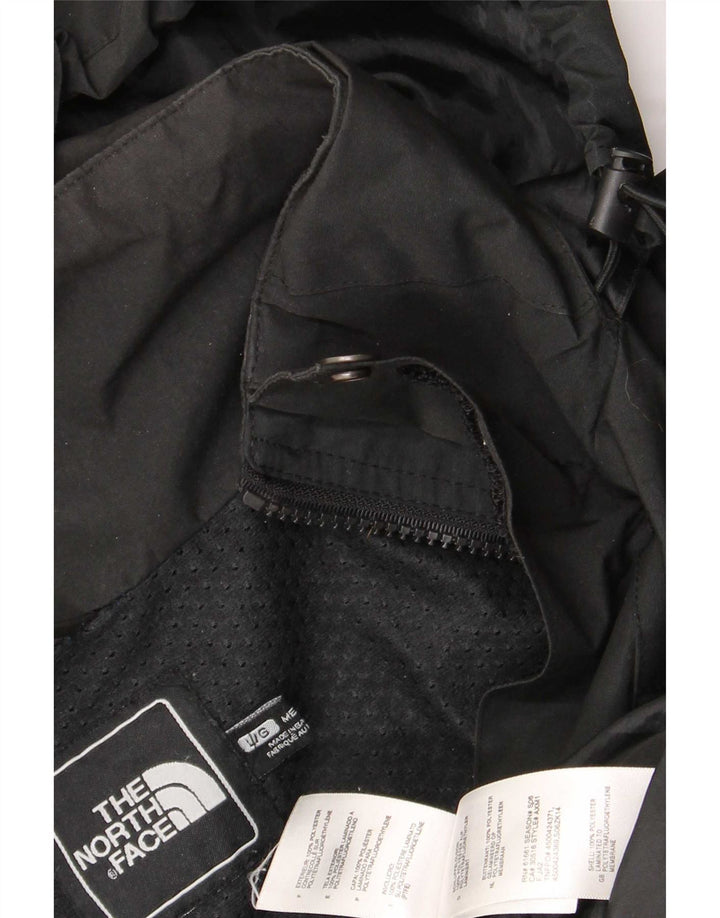 The North Face Veste de pluie à capuche pour homme UK 40 Large Noir Polyester